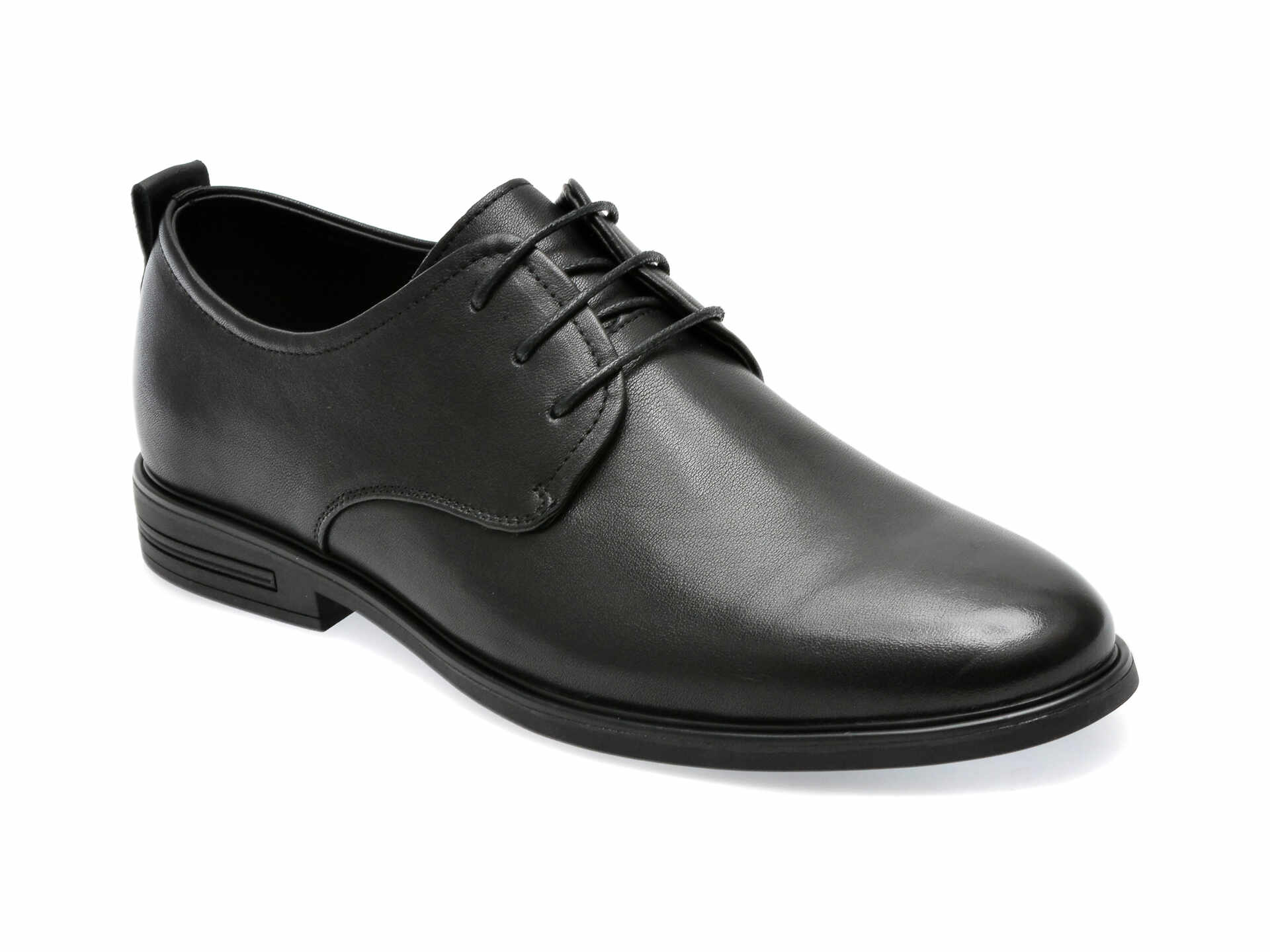 Pantofi OTTER negri, Y99391B, din piele naturala