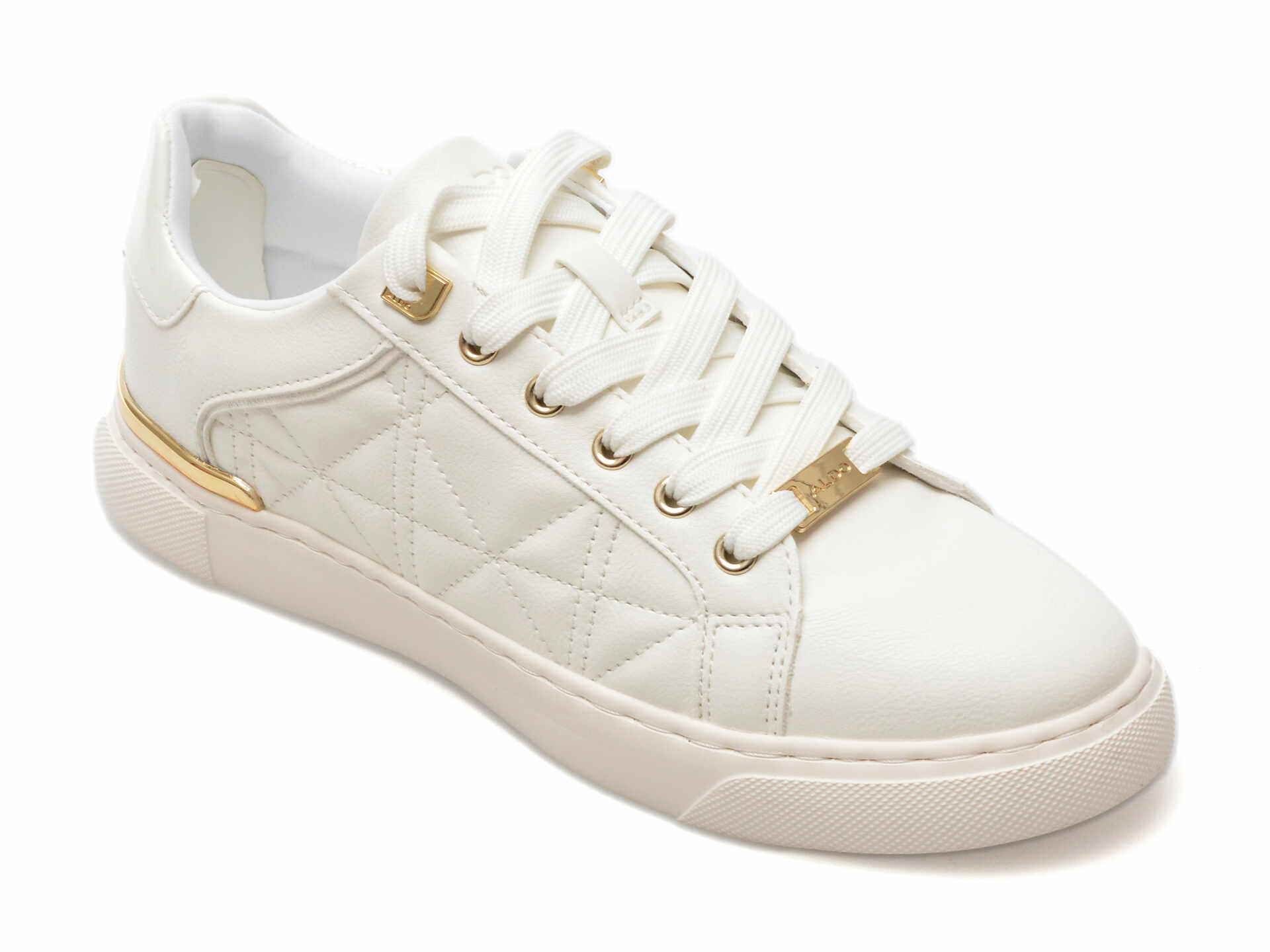 Pantofi ALDO albi, ICONISPEC100, din piele ecologica