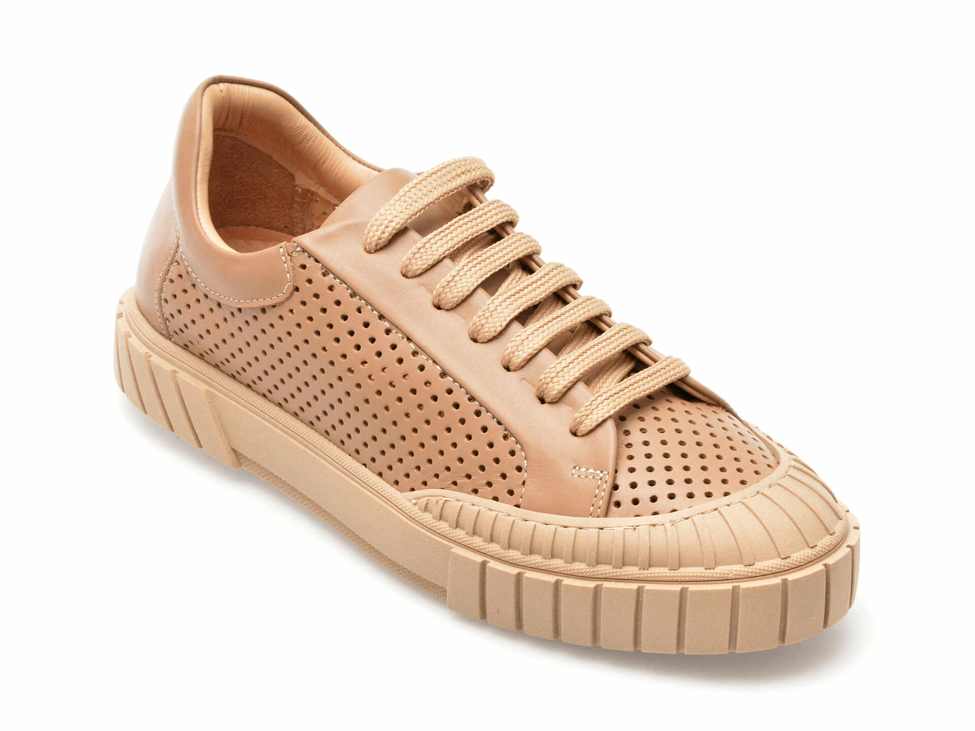 Pantofi GOLD DEER maro, 1187062, din piele naturala