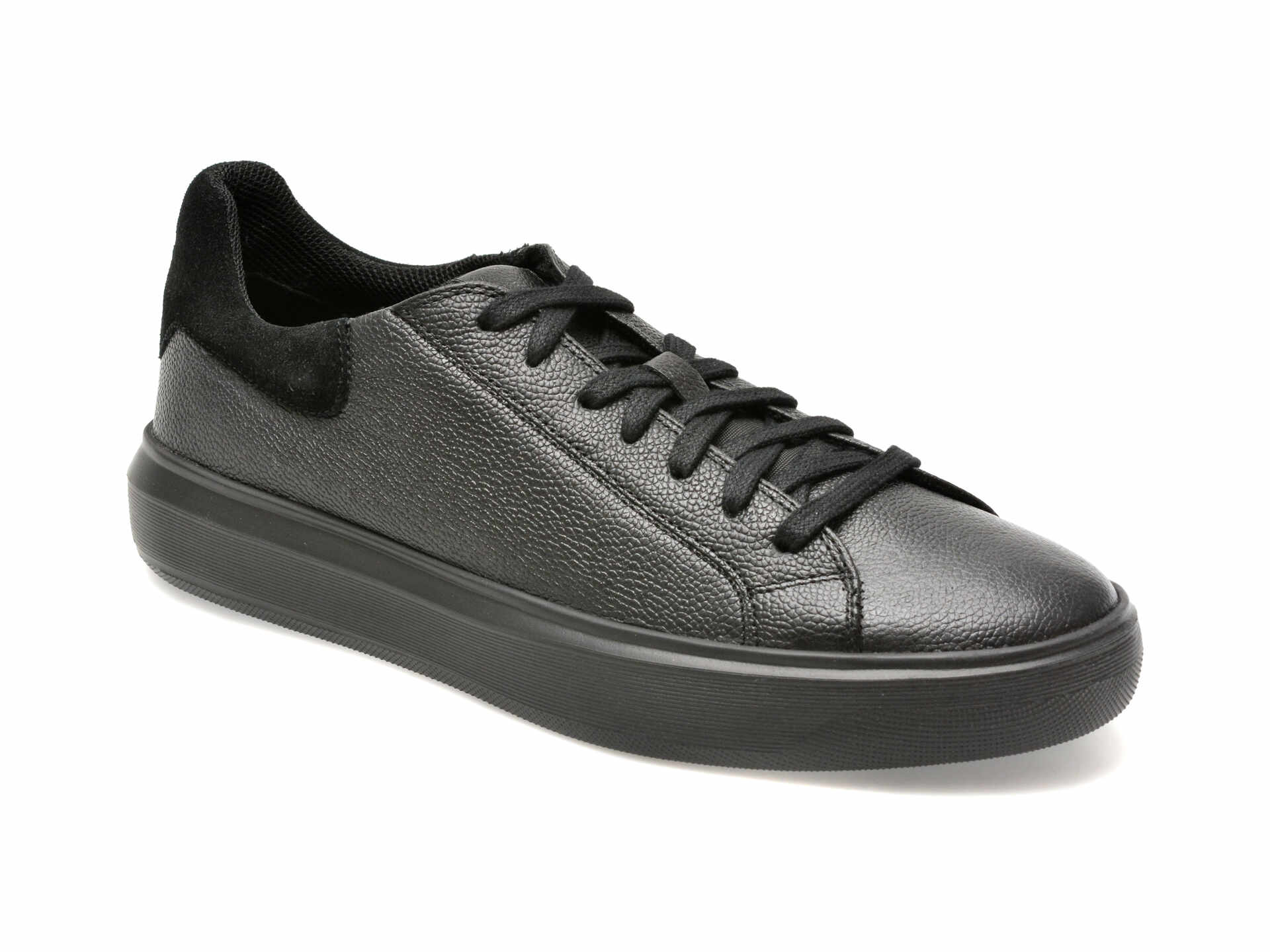 Pantofi GEOX negri, U455WD, din piele naturala