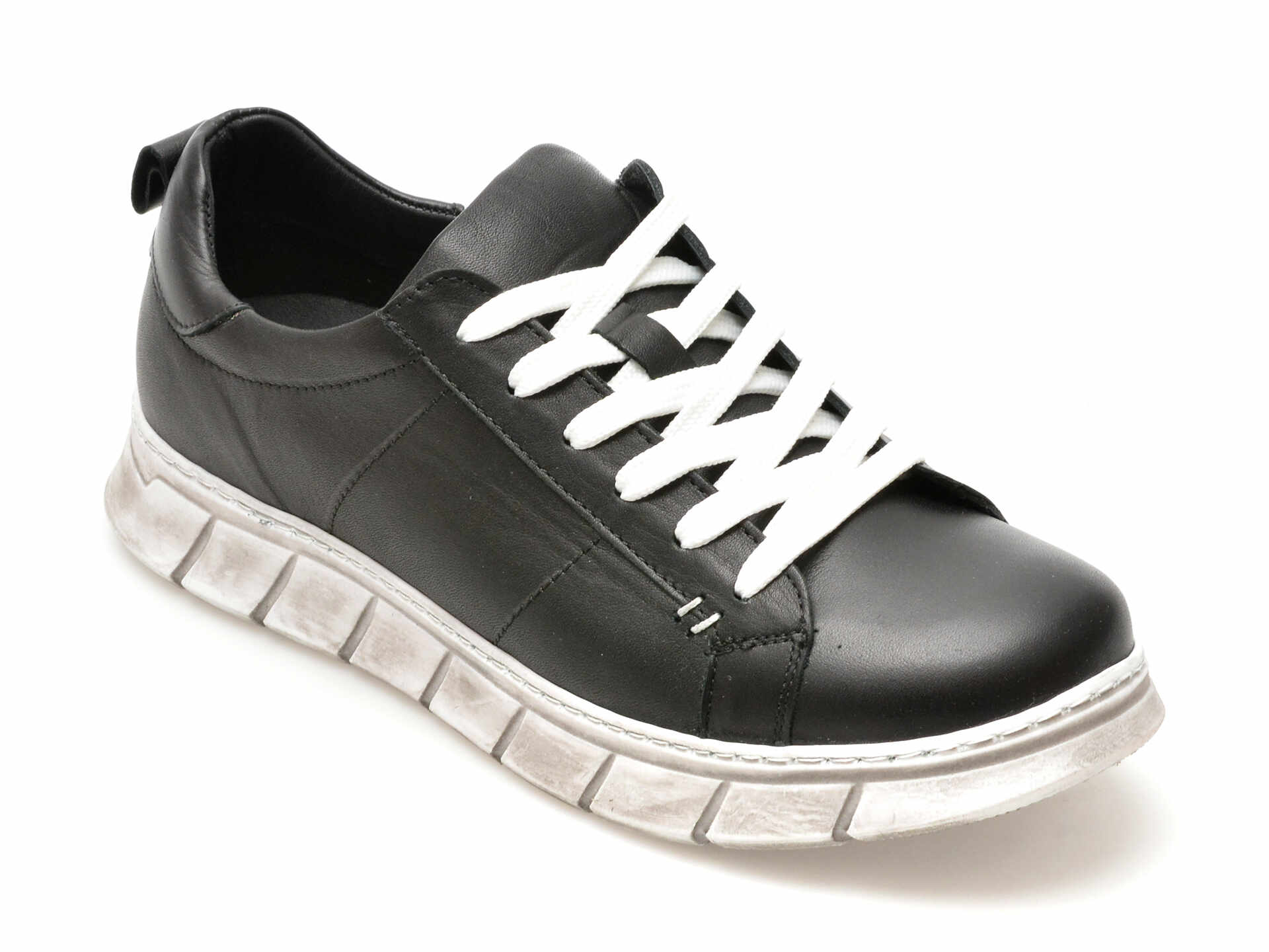 Pantofi casual GRYXX negri, 22104, din piele naturala