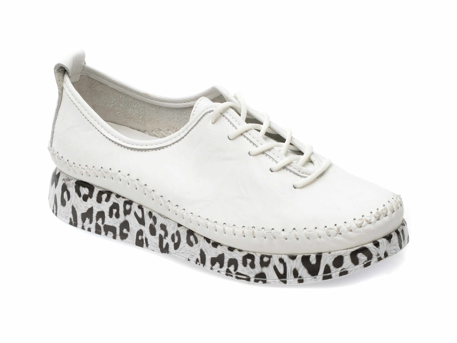 Pantofi casual GRYXX albi, 437, din piele naturala