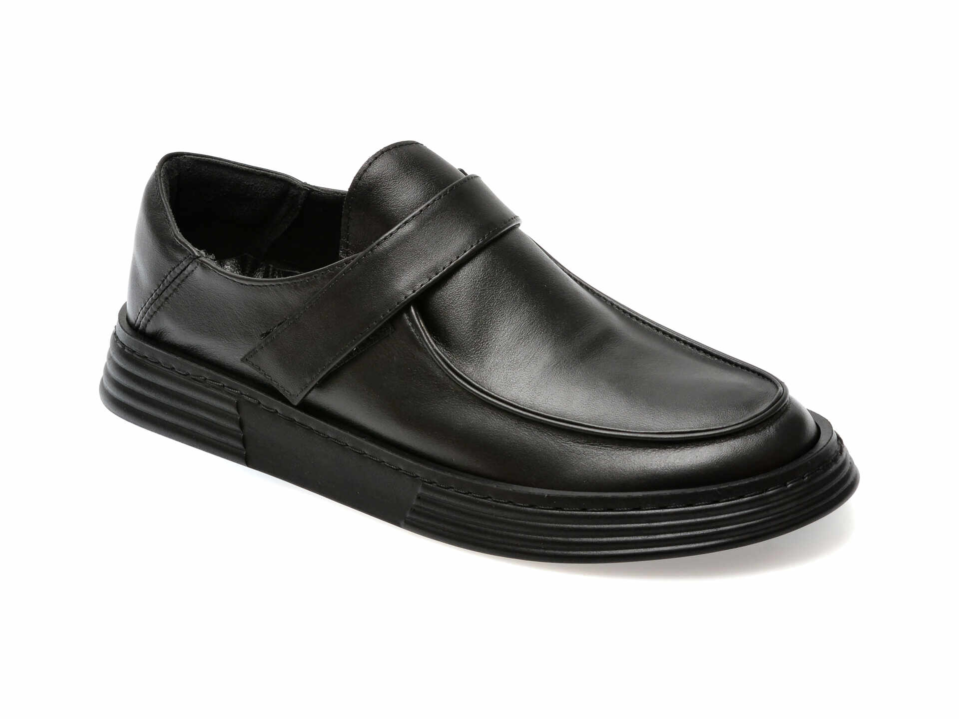 Pantofi casual GRYXX negri, 106312, din piele naturala