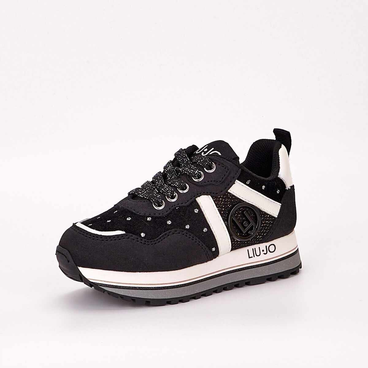 Sneakers Fata LIU JO Maxi Wonder 604 4F3301 Negru