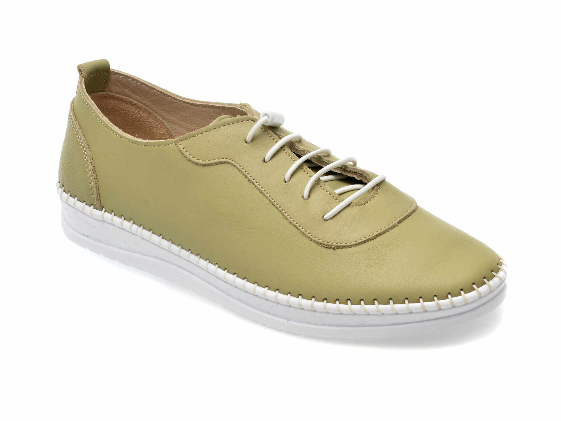 Pantofi casual FLAVIA PASSINI verzi, CS581, din piele naturala
