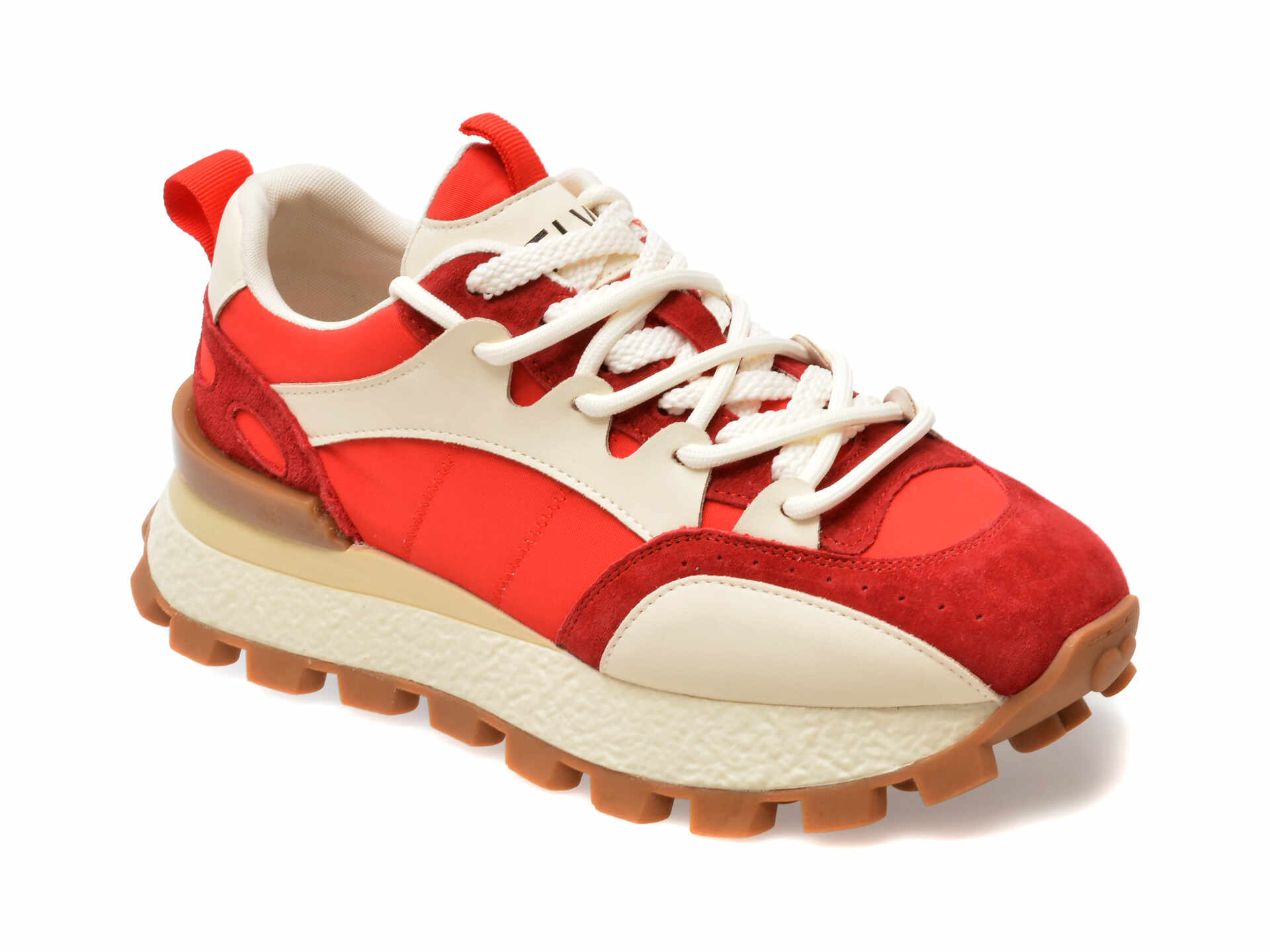 Pantofi sport FLAVIA PASSINI rosii, 6073, din piele naturala