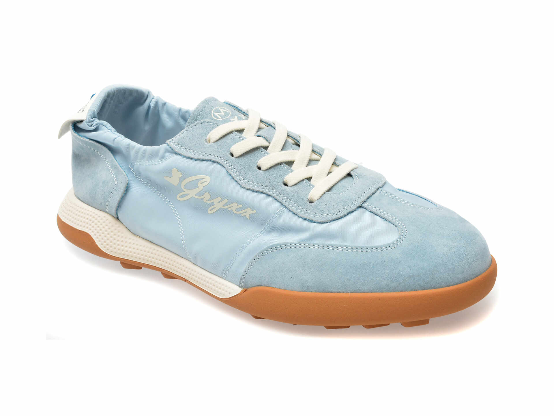 Pantofi sport GRYXX albastri, H7352, din piele intoarsa