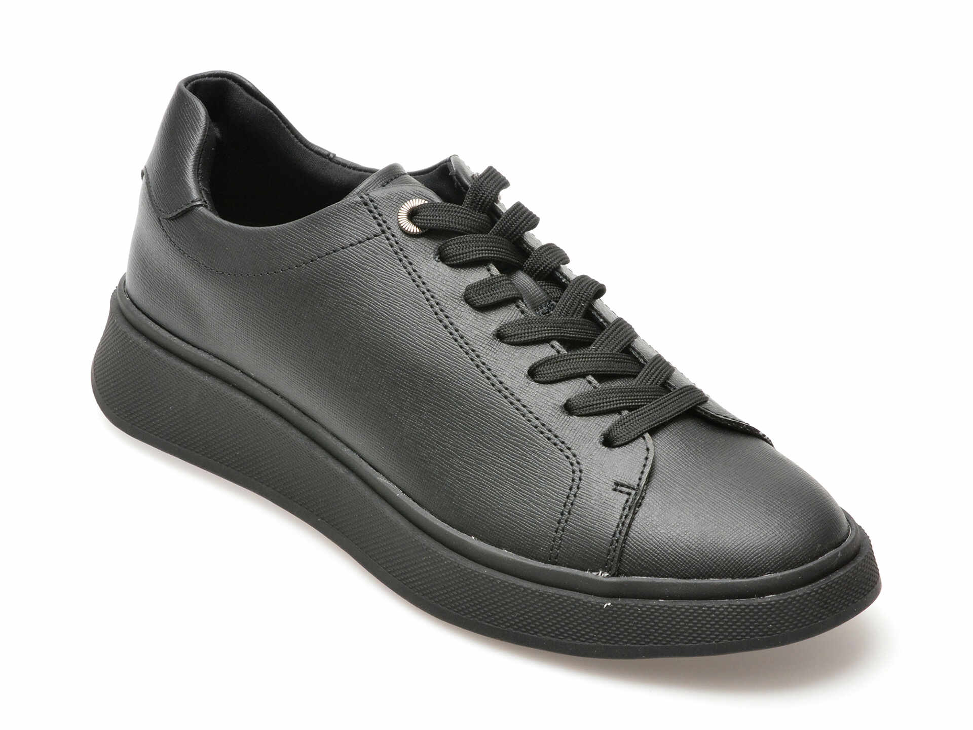 Pantofi casual ALDO negri, 13711585, din piele ecologica