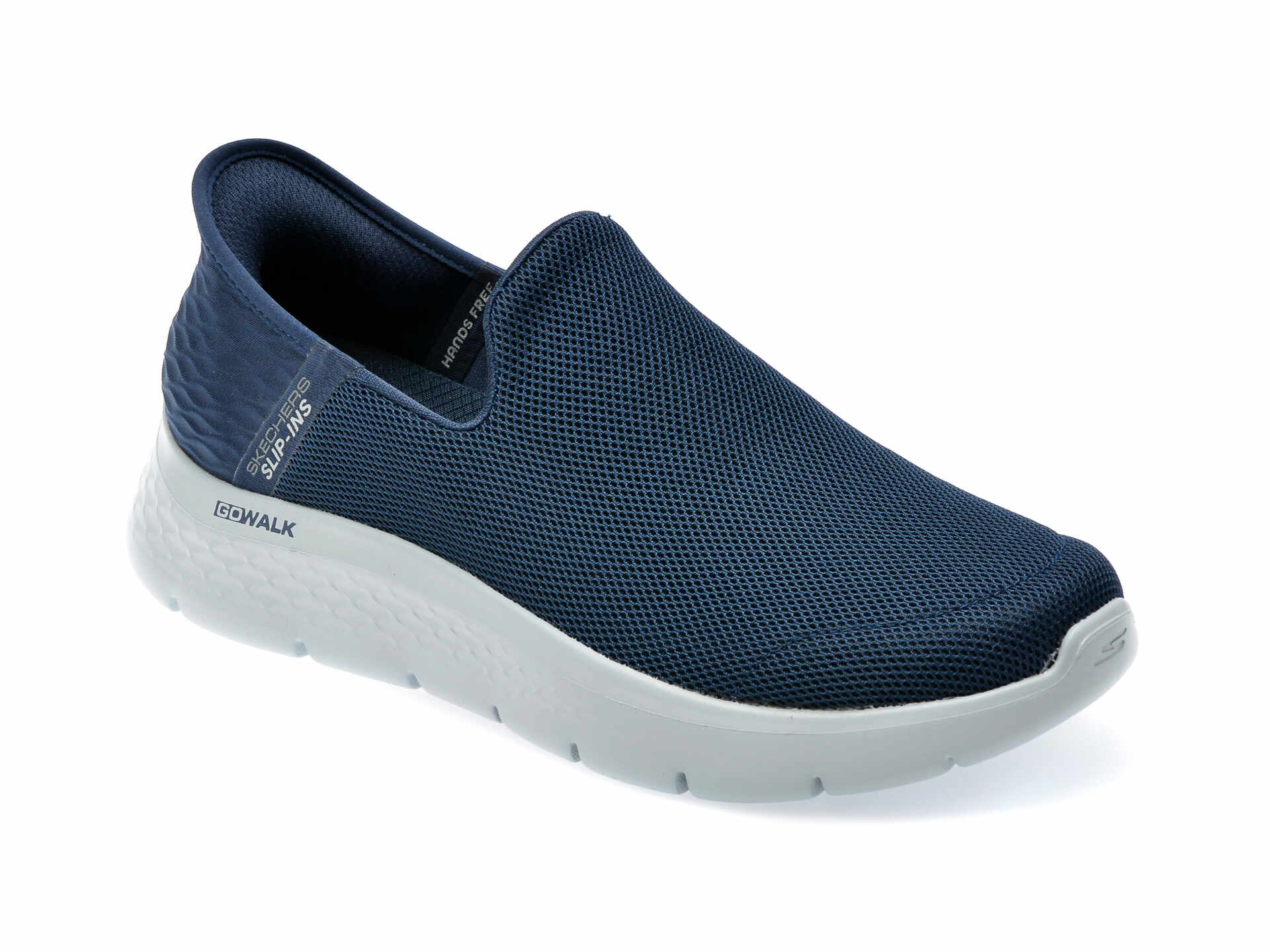 Pantofi SKECHERS bleumarin, GO WALK FLEX, din material textil