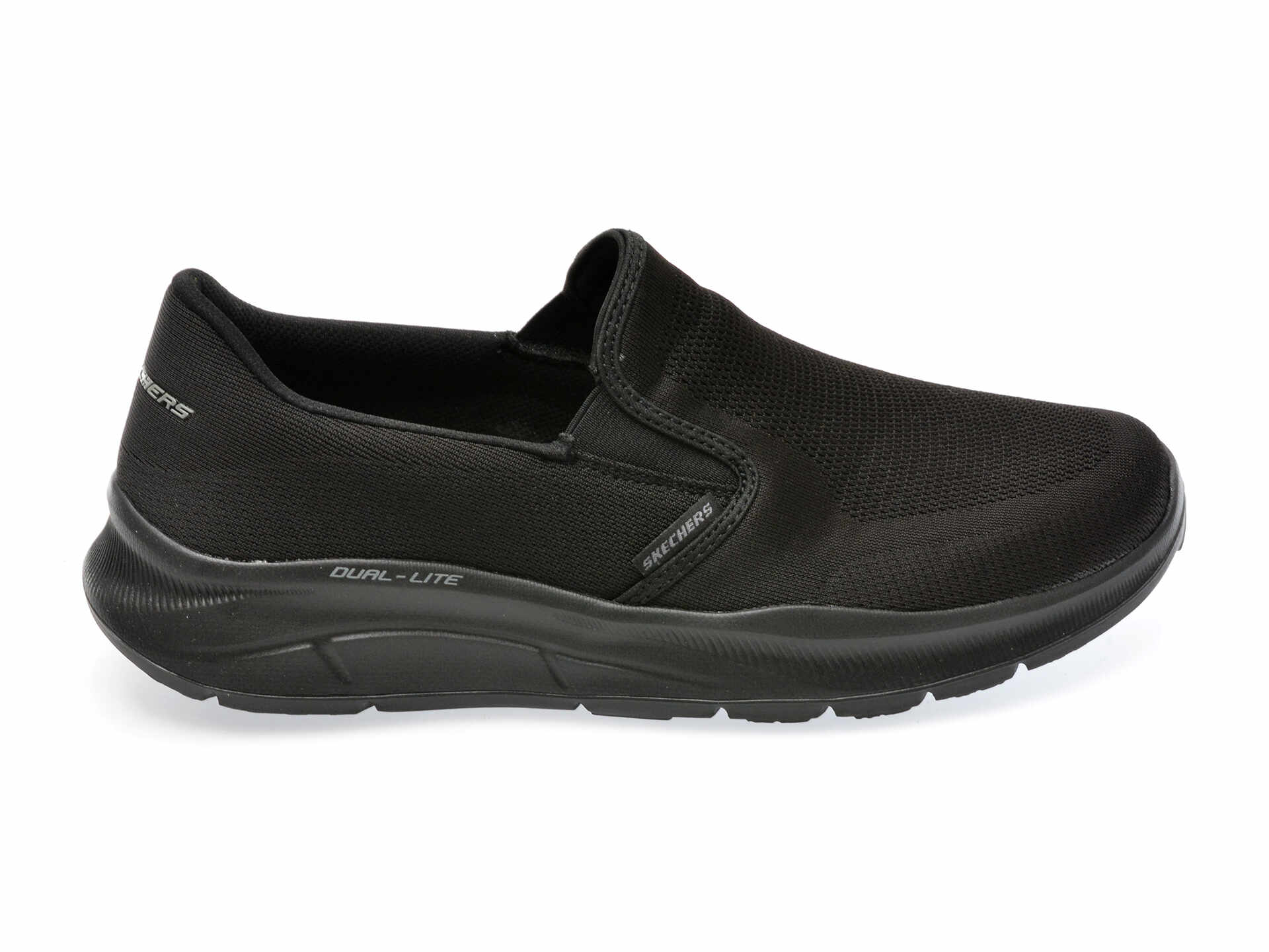 Pantofi SKECHERS negri, EQUALIZER 5, din material textil