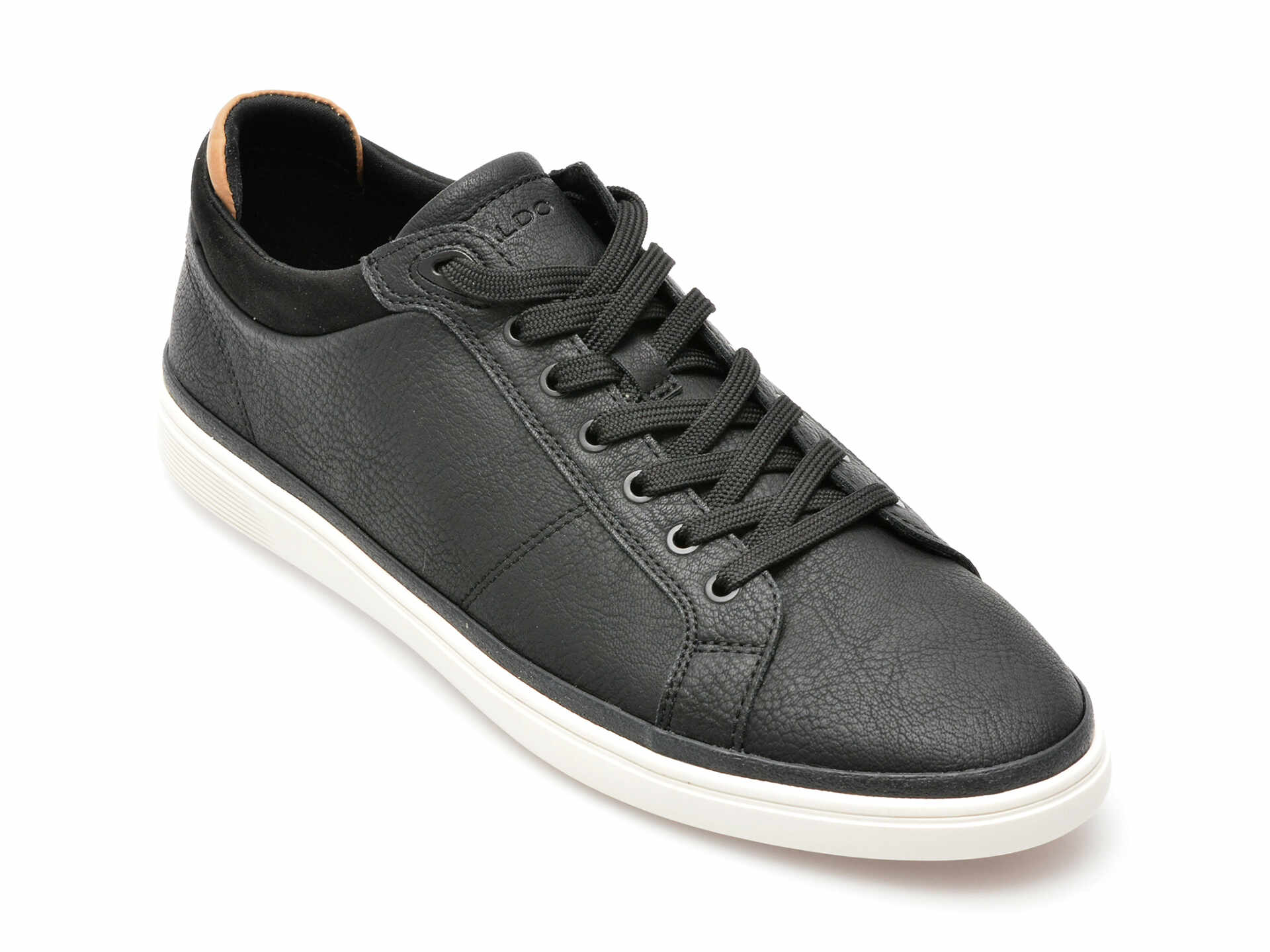 Pantofi casual ALDO negri, FINESPEC001, din piele ecologica