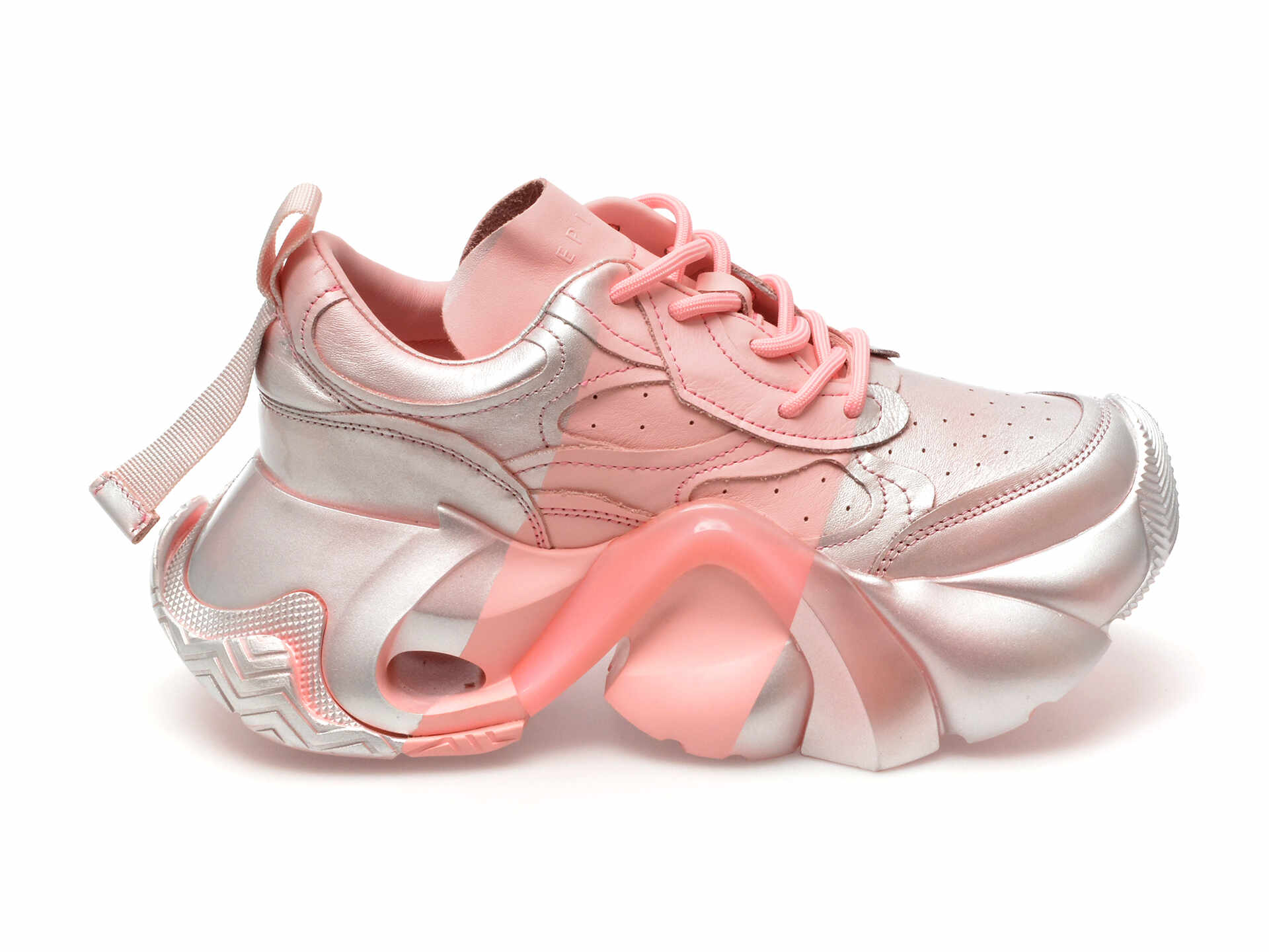 Pantofi EPICA roz, 631312, din piele naturala