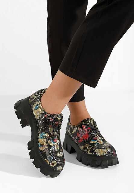 Pantofi casual dama Rosina multicolori
