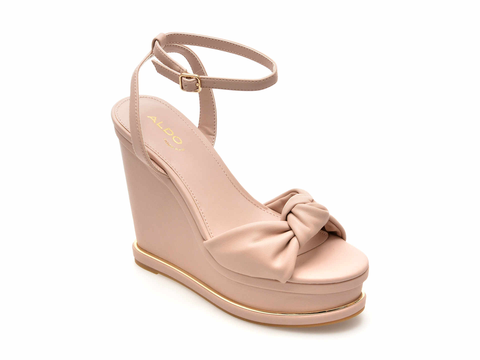 Sandale casual ALDO roz, 13542817, din piele ecologica