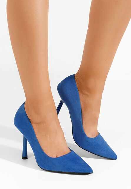 Pantofi cu toc stiletto Ventura albastri
