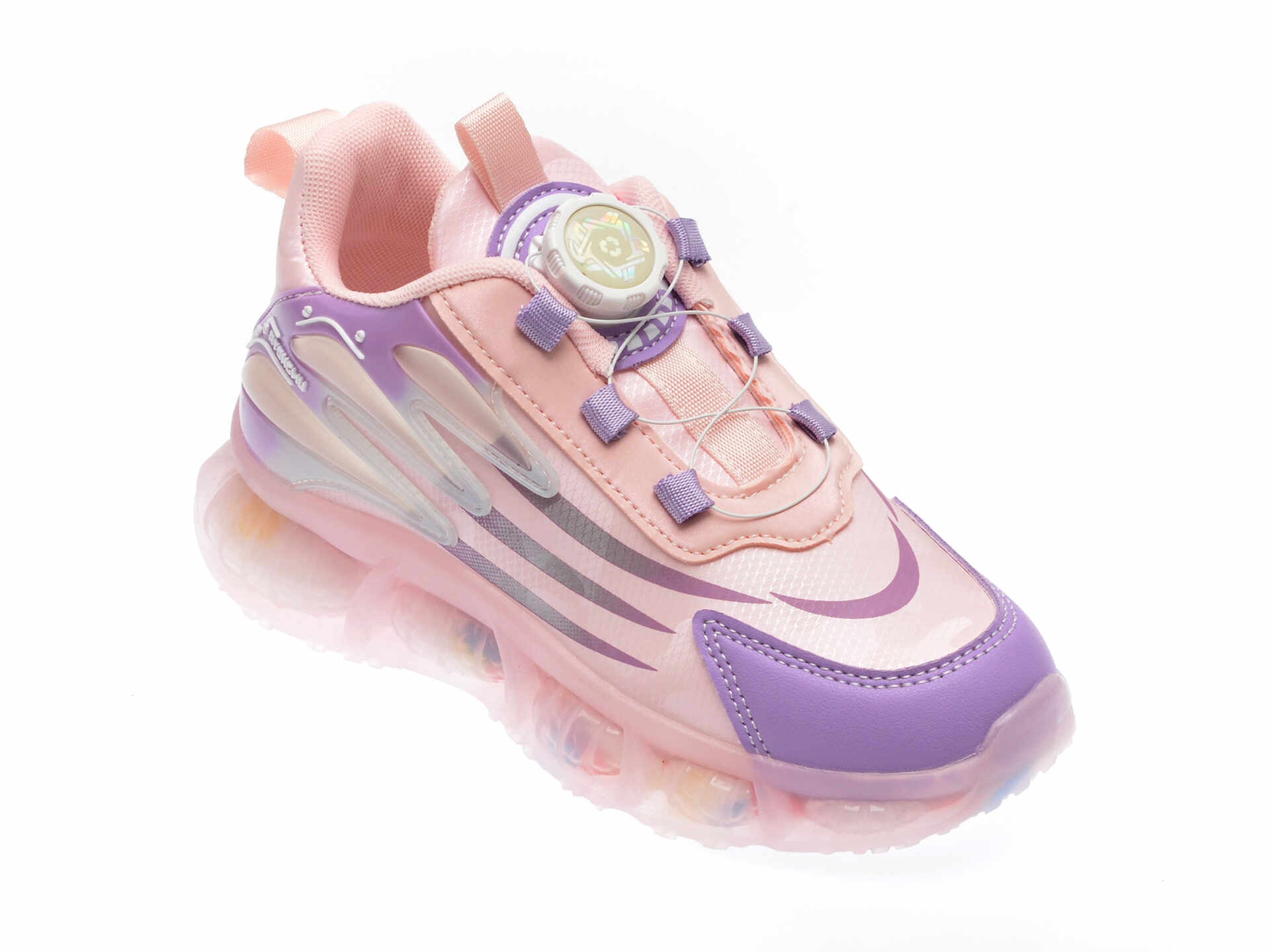 Pantofi sport DUO BAI QI roz, 808, din piele ecologica