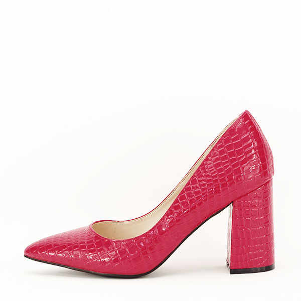 Pantofi rosii cu imprimeu Bianca