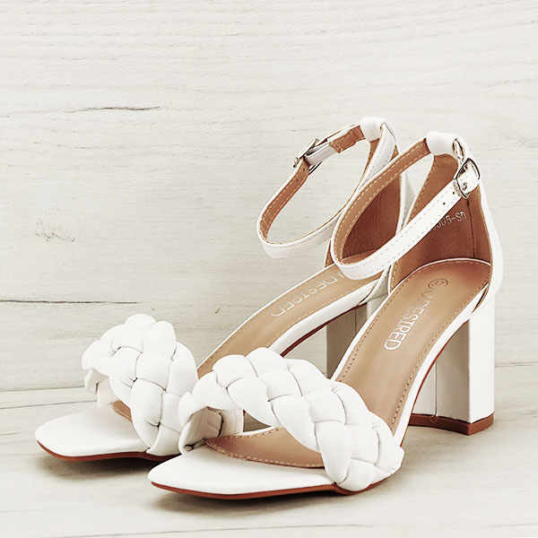 Sandale elegante albe BL6505 P0