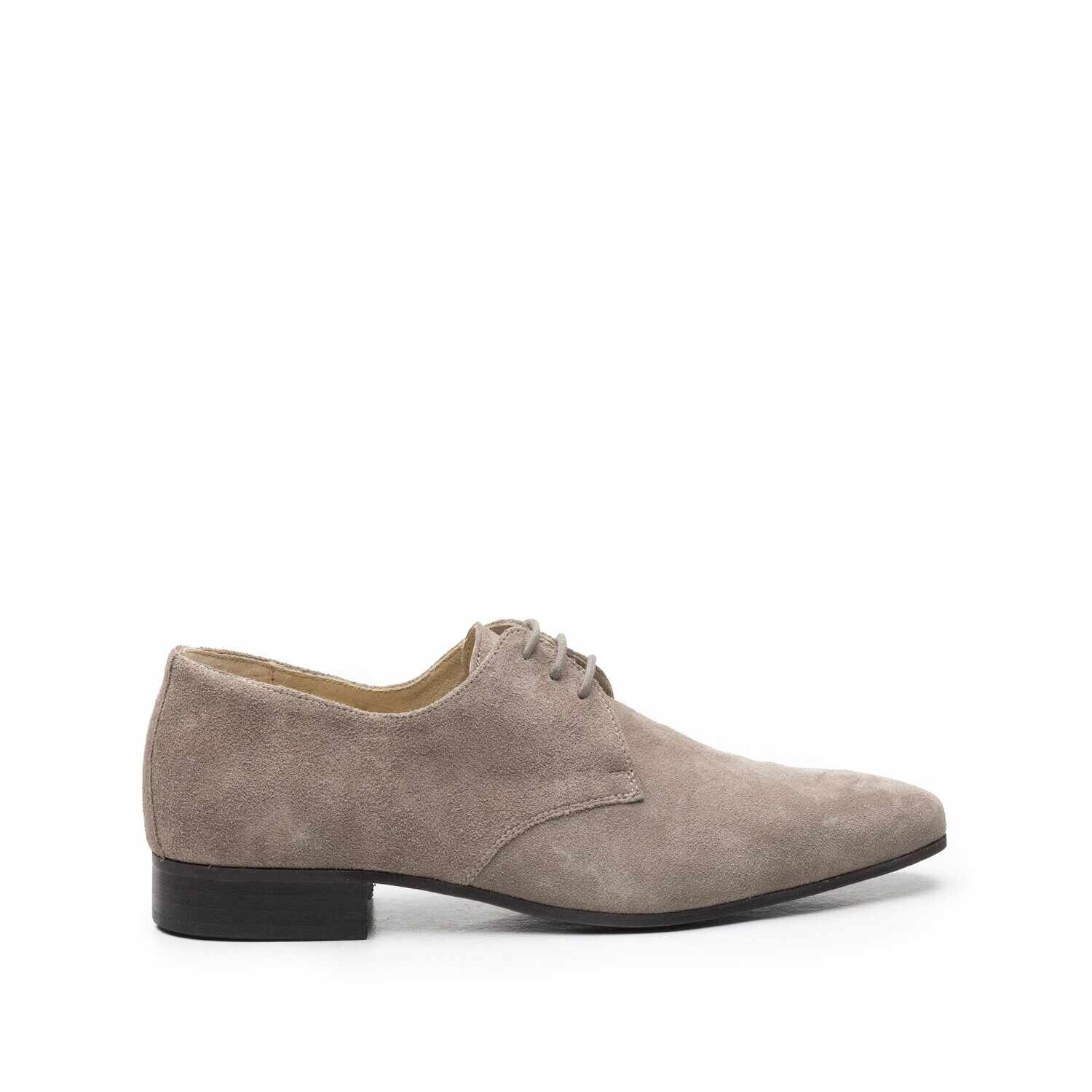 Pantofi casual barbati din piele naturala, Leofex - 112-7 taupe velur