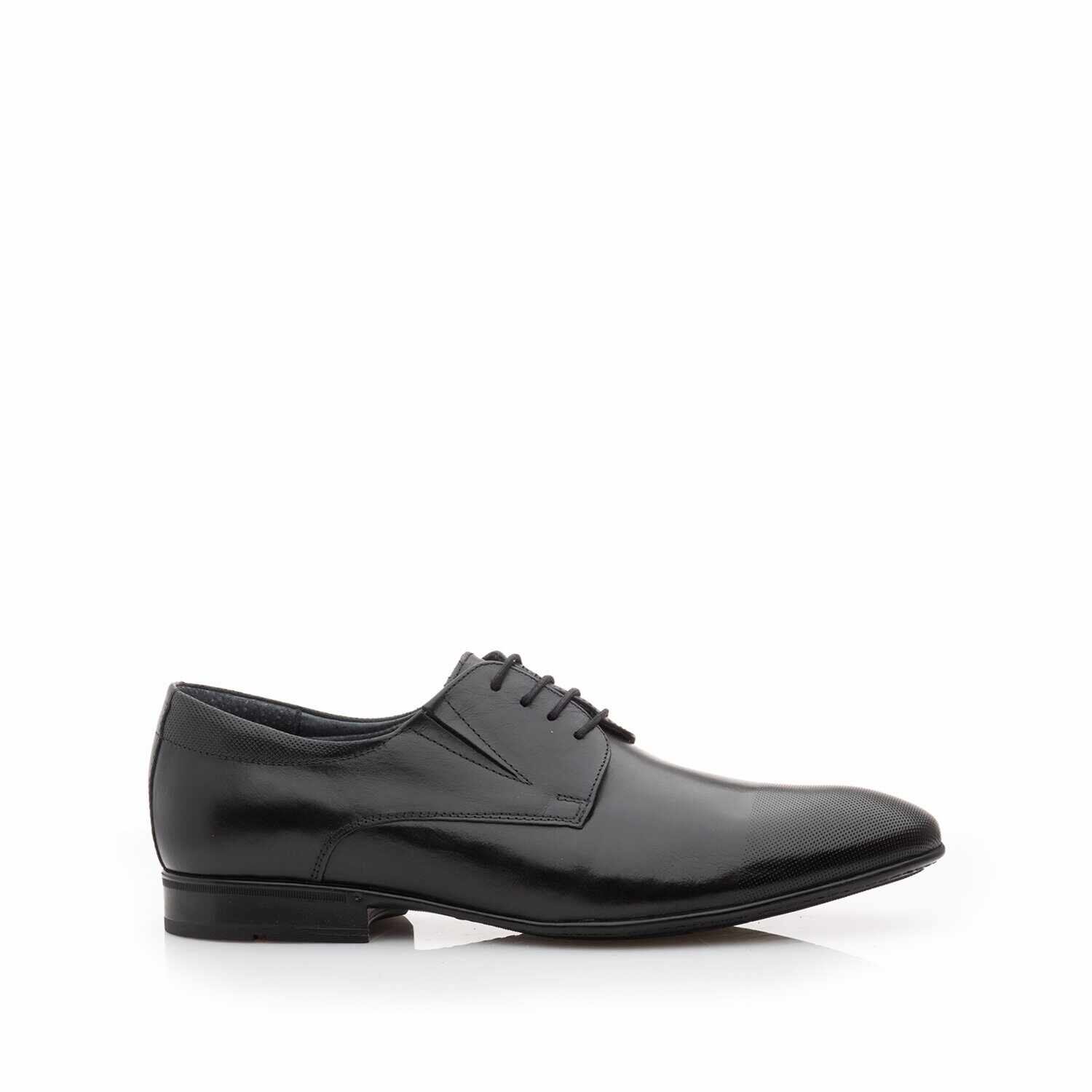 Pantofi eleganti barbati din piele naturala, Leofex- 792 negru box