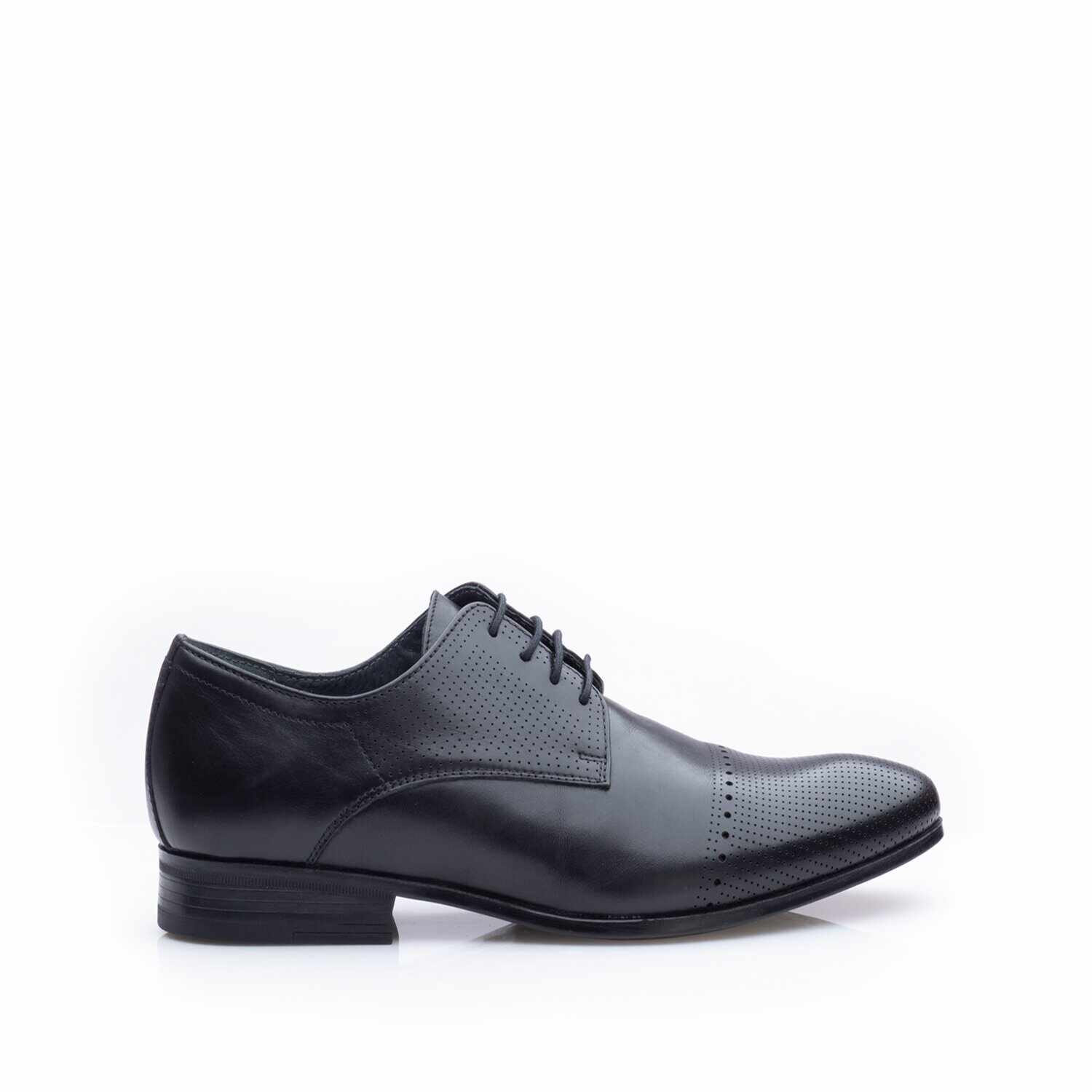 Pantofi eleganti barbati din piele naturala,Leofex - 821 negru