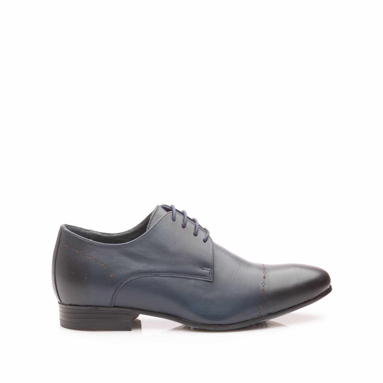 Pantofi eleganti barbati din piele naturala,Leofex - 892 blue box