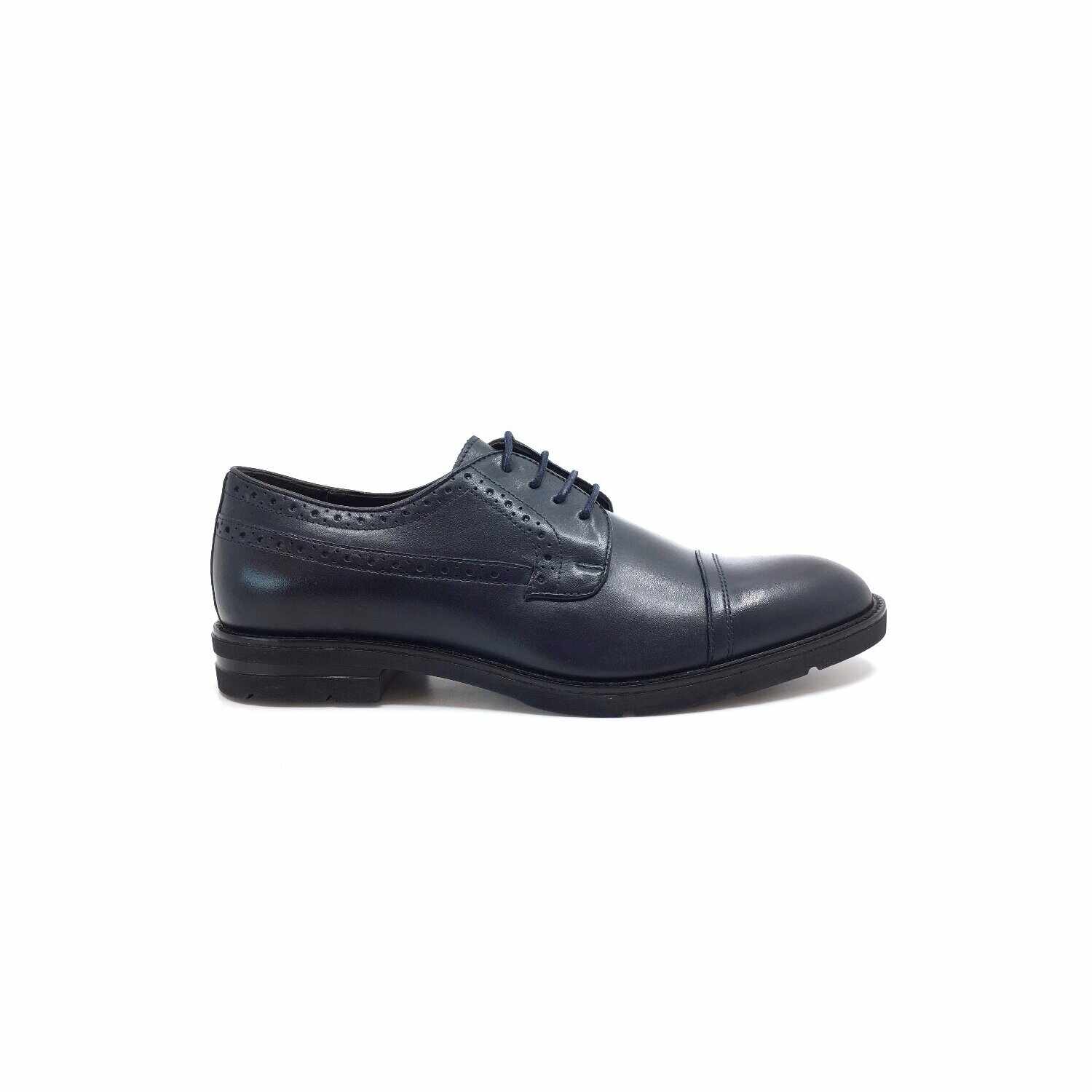 Pantofi casual barbati din piele naturala Leofex - Mostra 930 -1 Blue Box