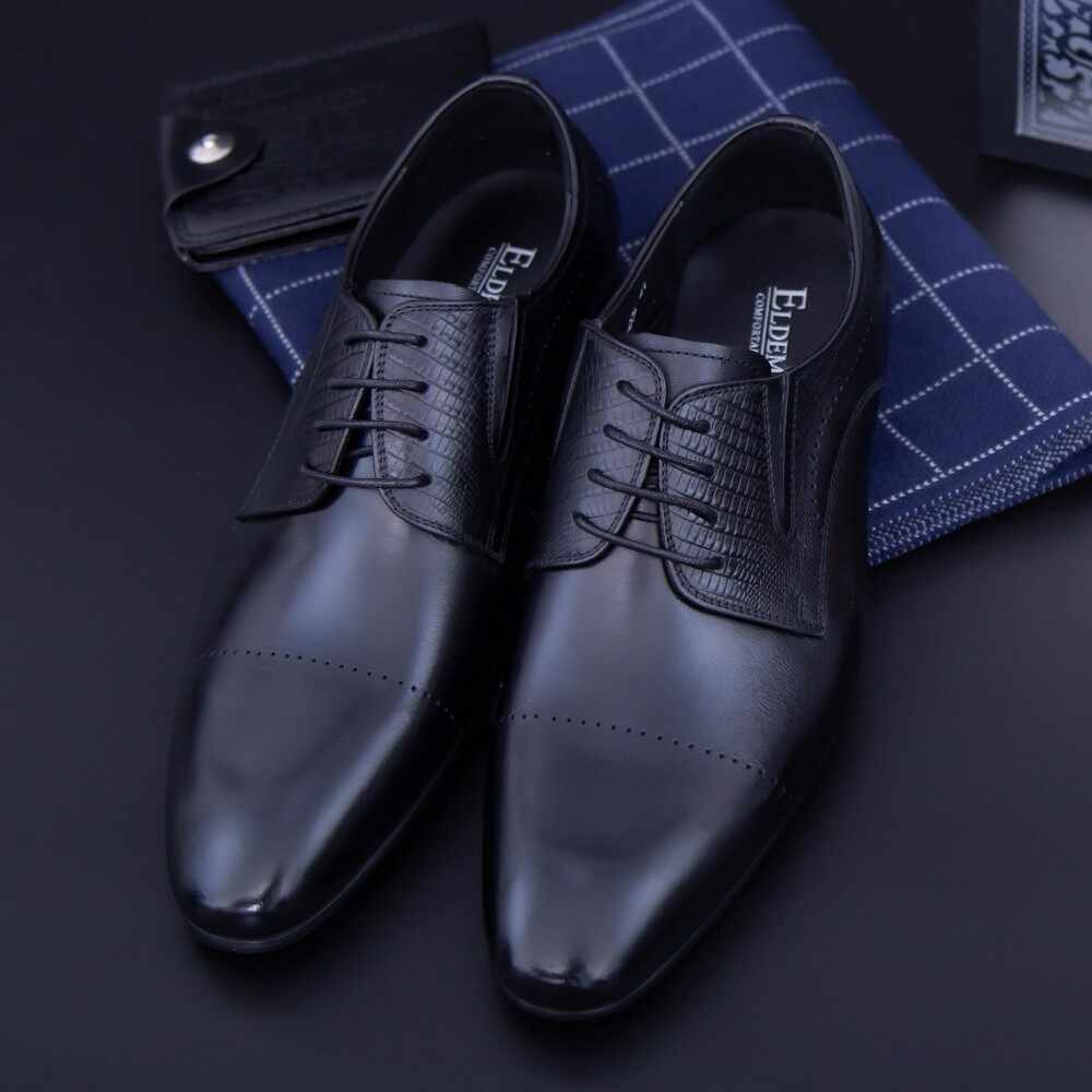 Pantofi Barbati 550-032 Black | Eldemas
