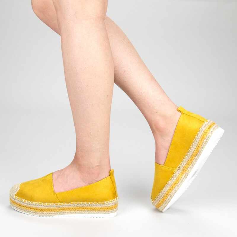 Pantofi Casual Dama FS7 Yellow | Mei