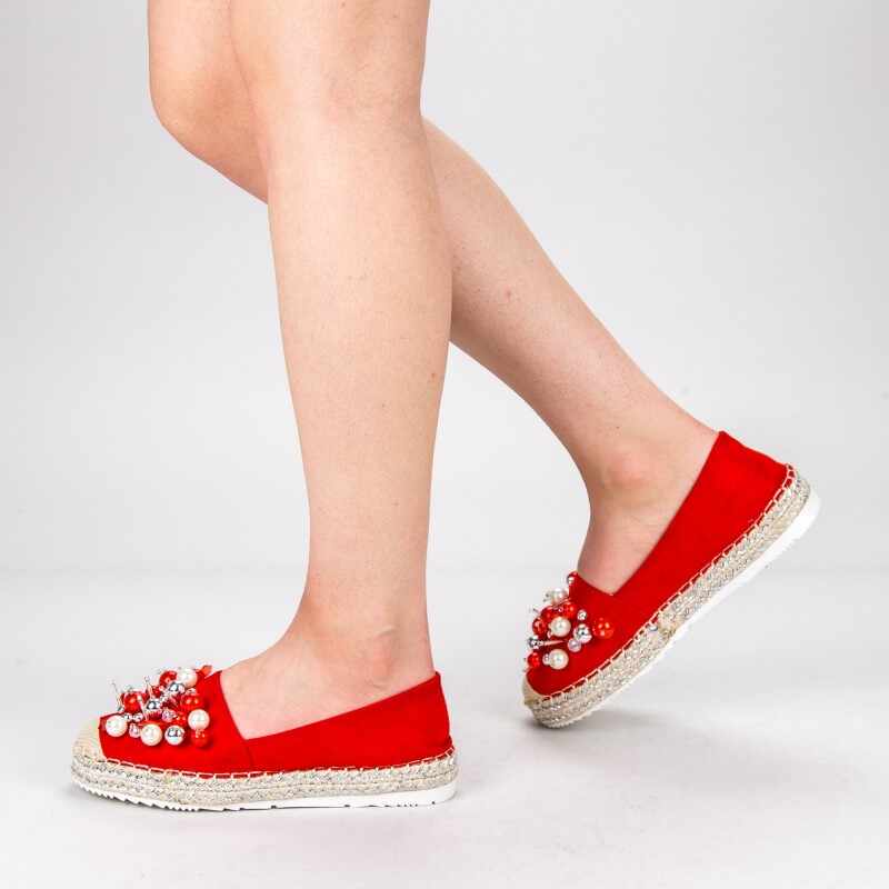 Pantofi Casual Dama L626 Red | Sweet Shoes