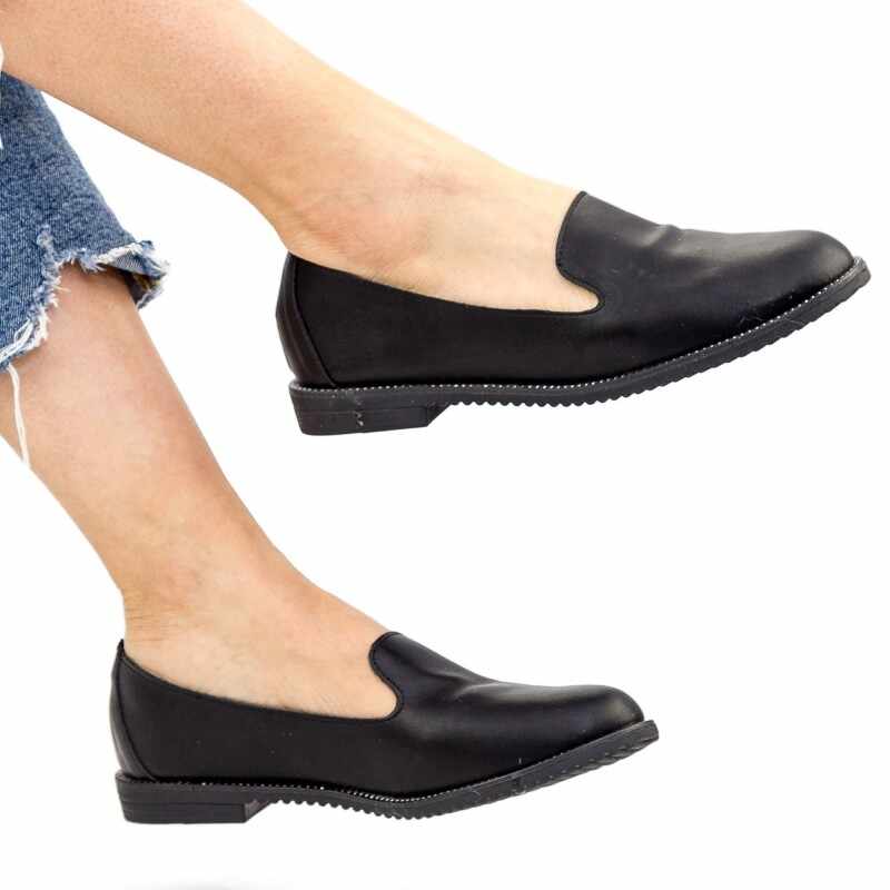 Pantofi Casual Dama YEH3 Black | Mei