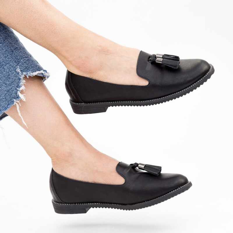 Pantofi Casual Dama YEH6 Black | Mei