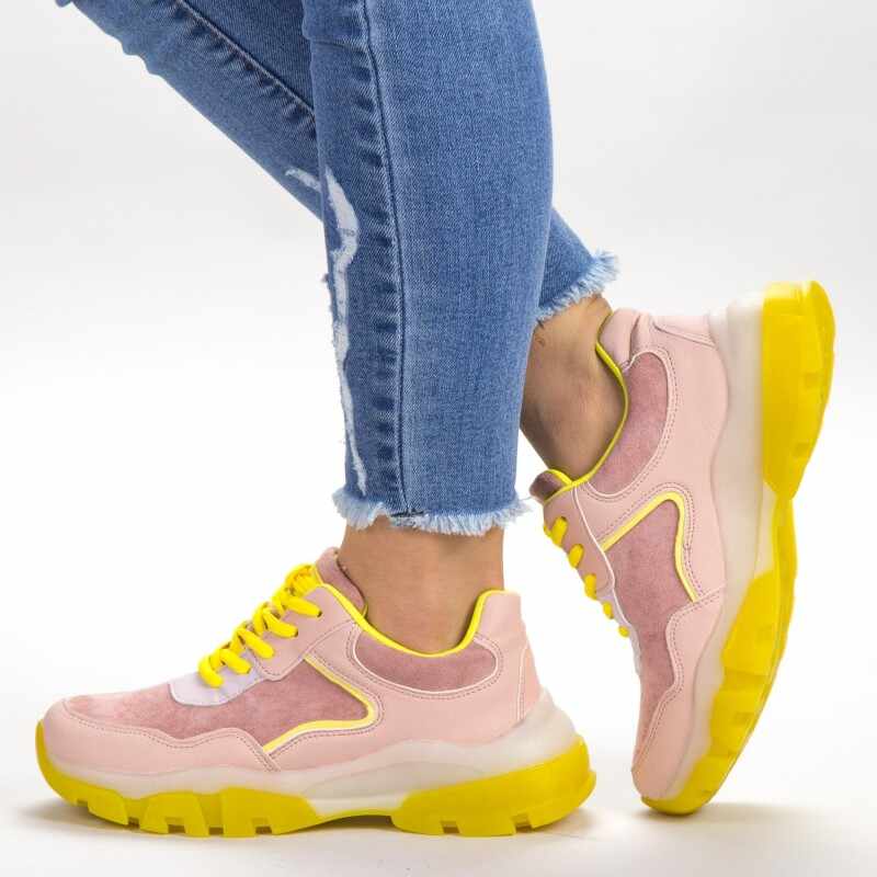Pantofi Sport Dama SK020 Pink | Botinelli