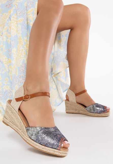 Sandale cu platforma Marisa Negre