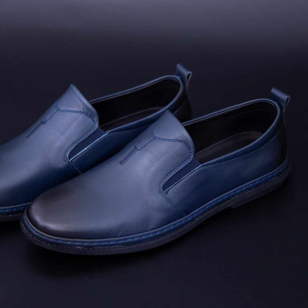 Pantofi Barbati din piele naturala KL60803 Blue | Stephano