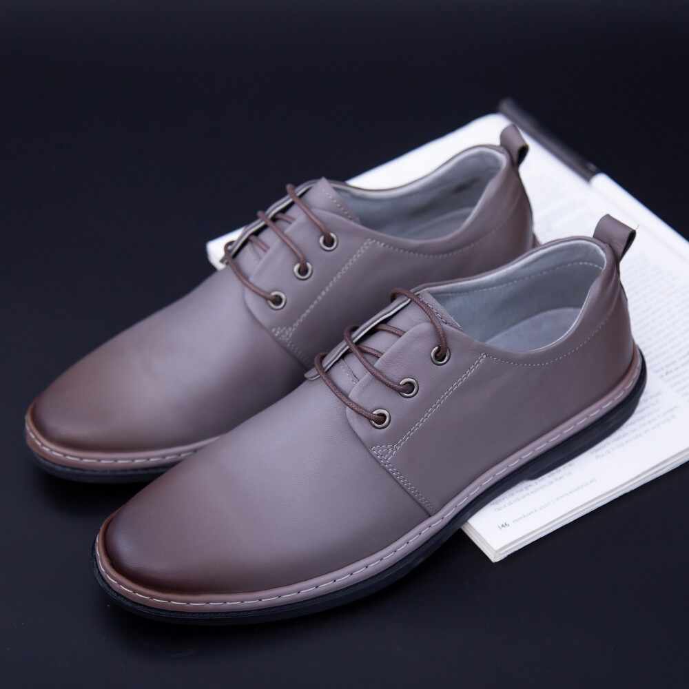 Pantofi Barbati din piele naturala KL6805 Grey | Stephano