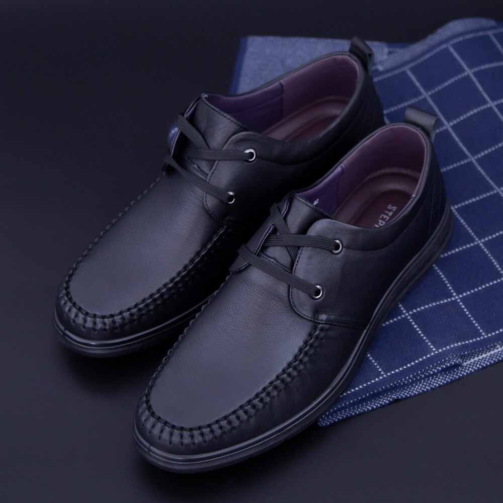 Pantofi Barbati WD7729N Black | Stephano