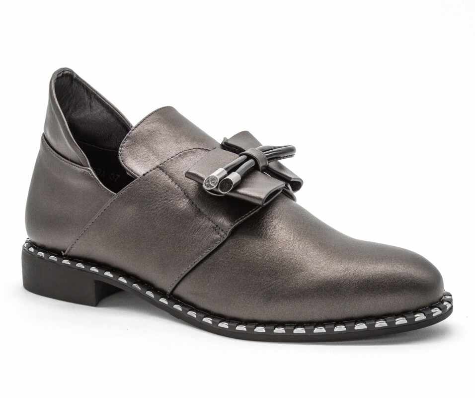 Pantofi Casual Dama W40-19A Pewter | Lady Star