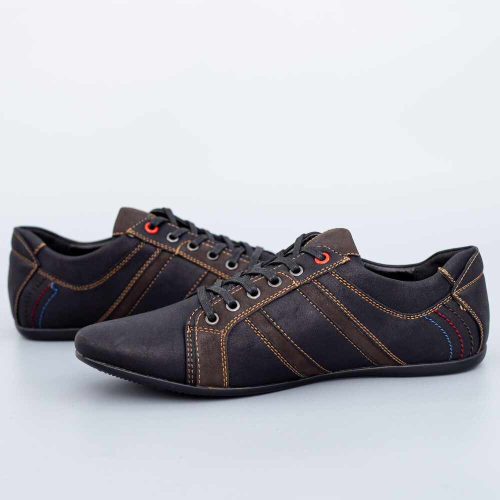Pantofi Casual Barbati P1603 Negru | Fashion