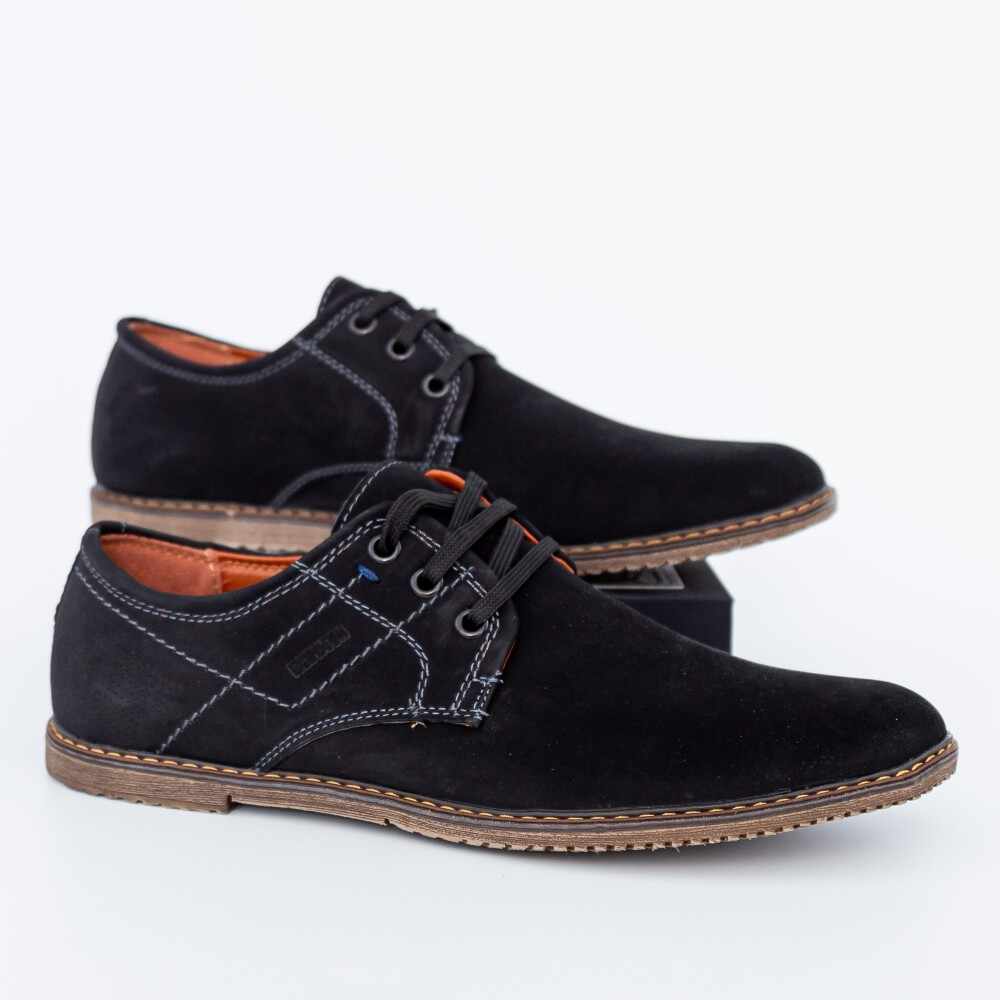 Pantofi Barbati D22-9A Negru | Fashion