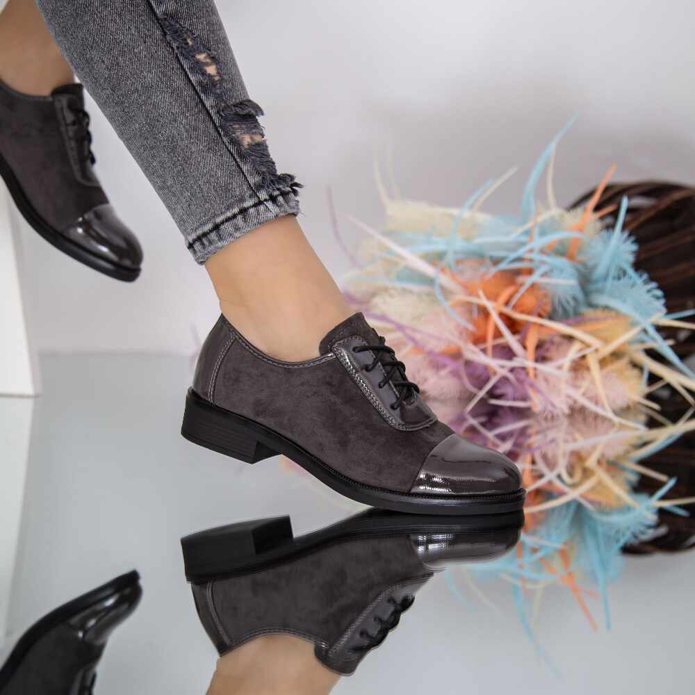 Pantofi Casual Dama H22 Gri | Fashion