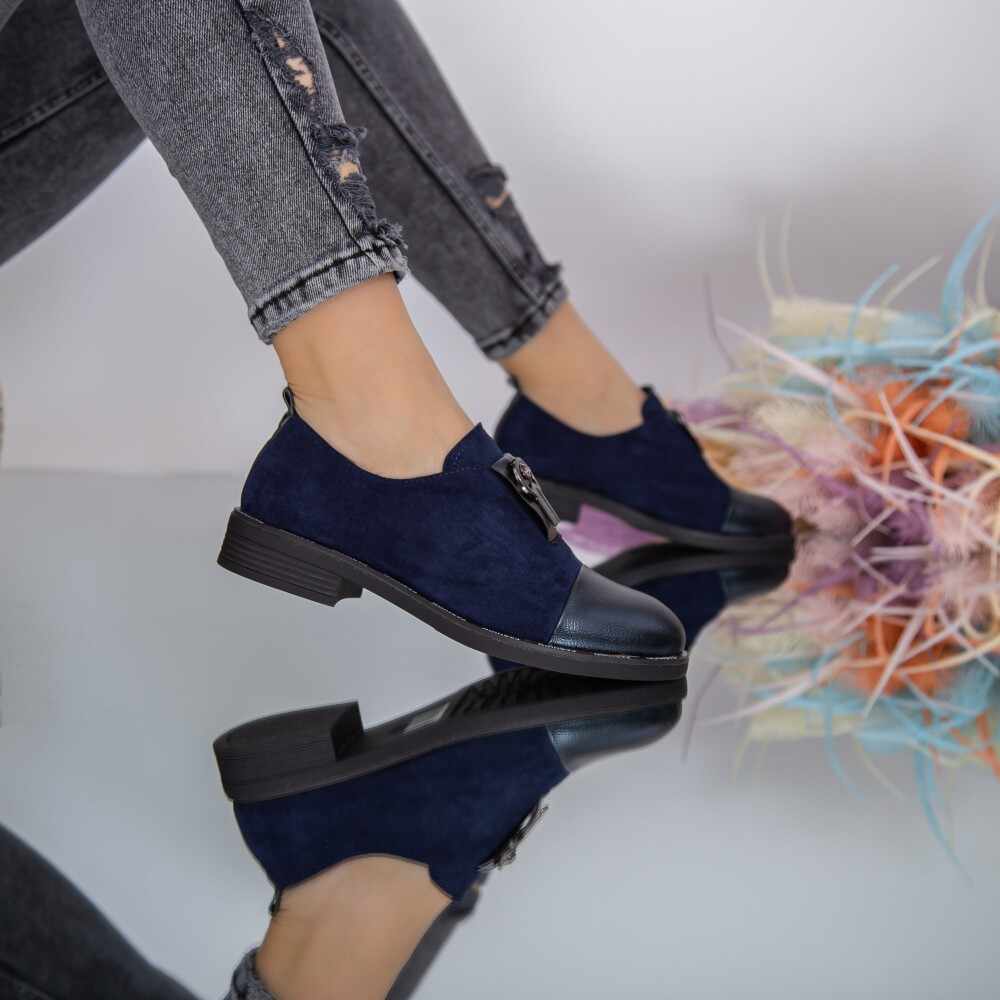 Pantofi Casual Dama H29 Albastru inchis | Fashion