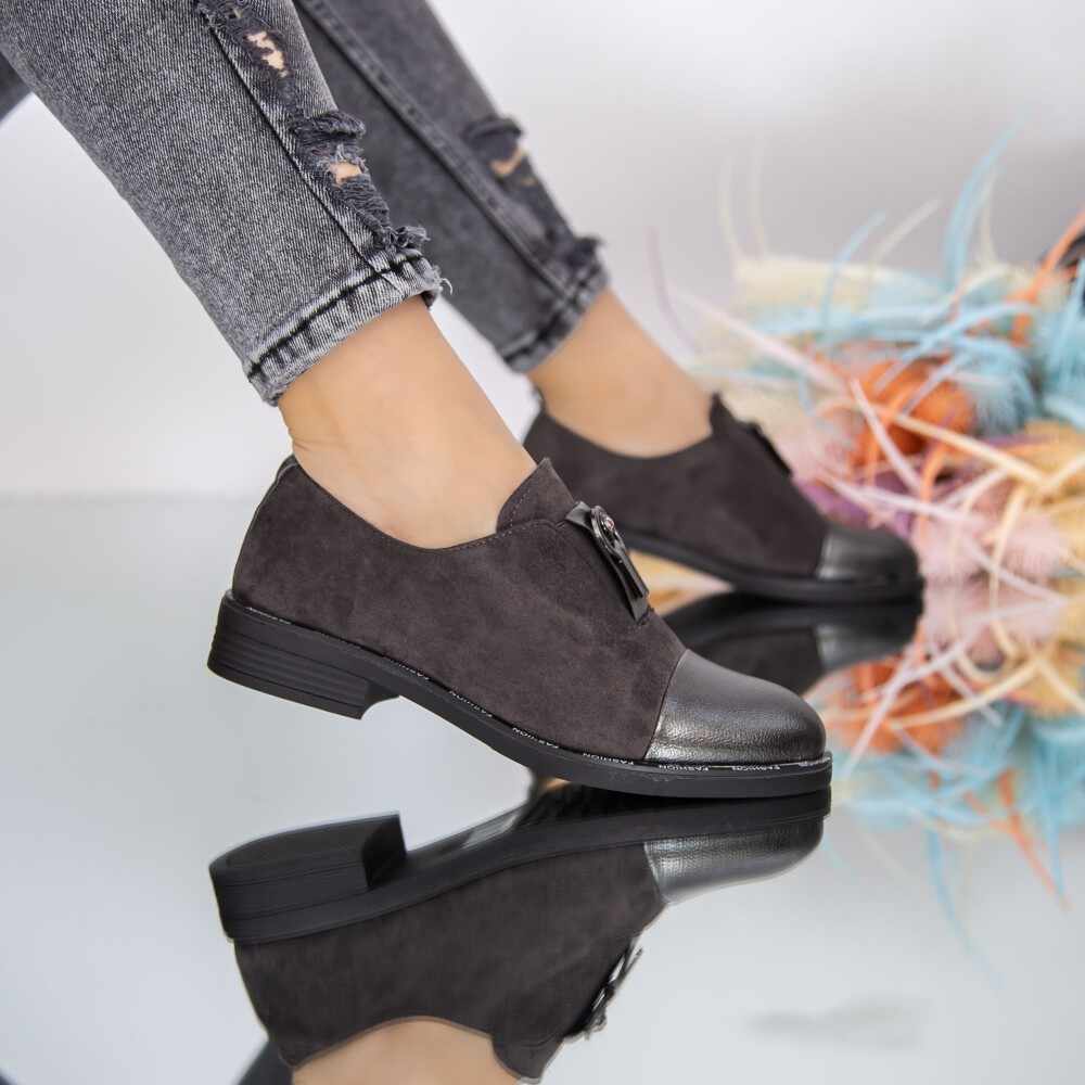 Pantofi Casual Dama H29 Guncolor | Fashion