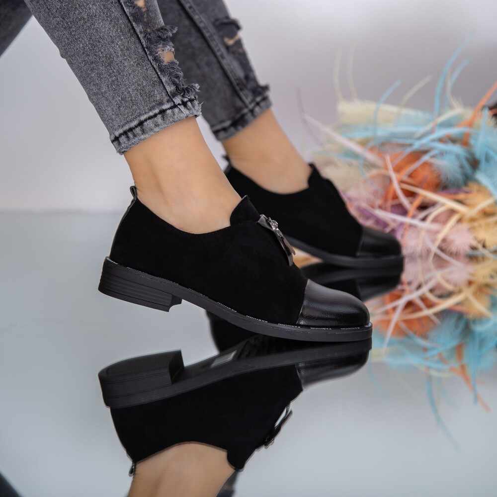 Pantofi Casual Dama H29 Negru | Fashion