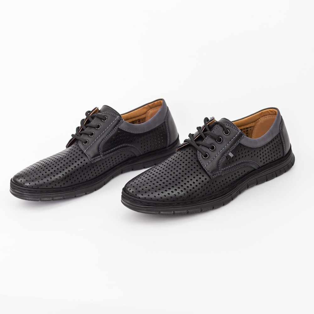 Pantofi Casual Barbati L2151-2A Negru | Mr Zoro