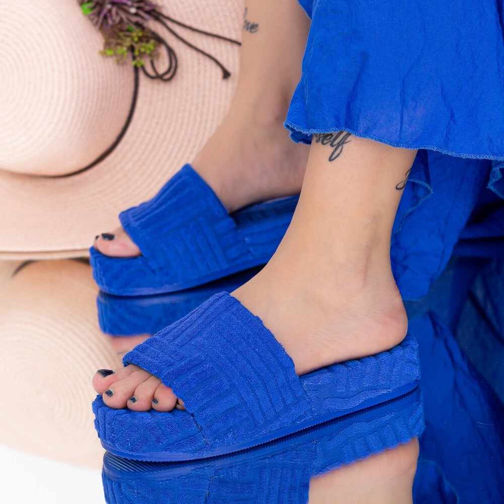 Papuci Dama WS206 Albastru | Mei