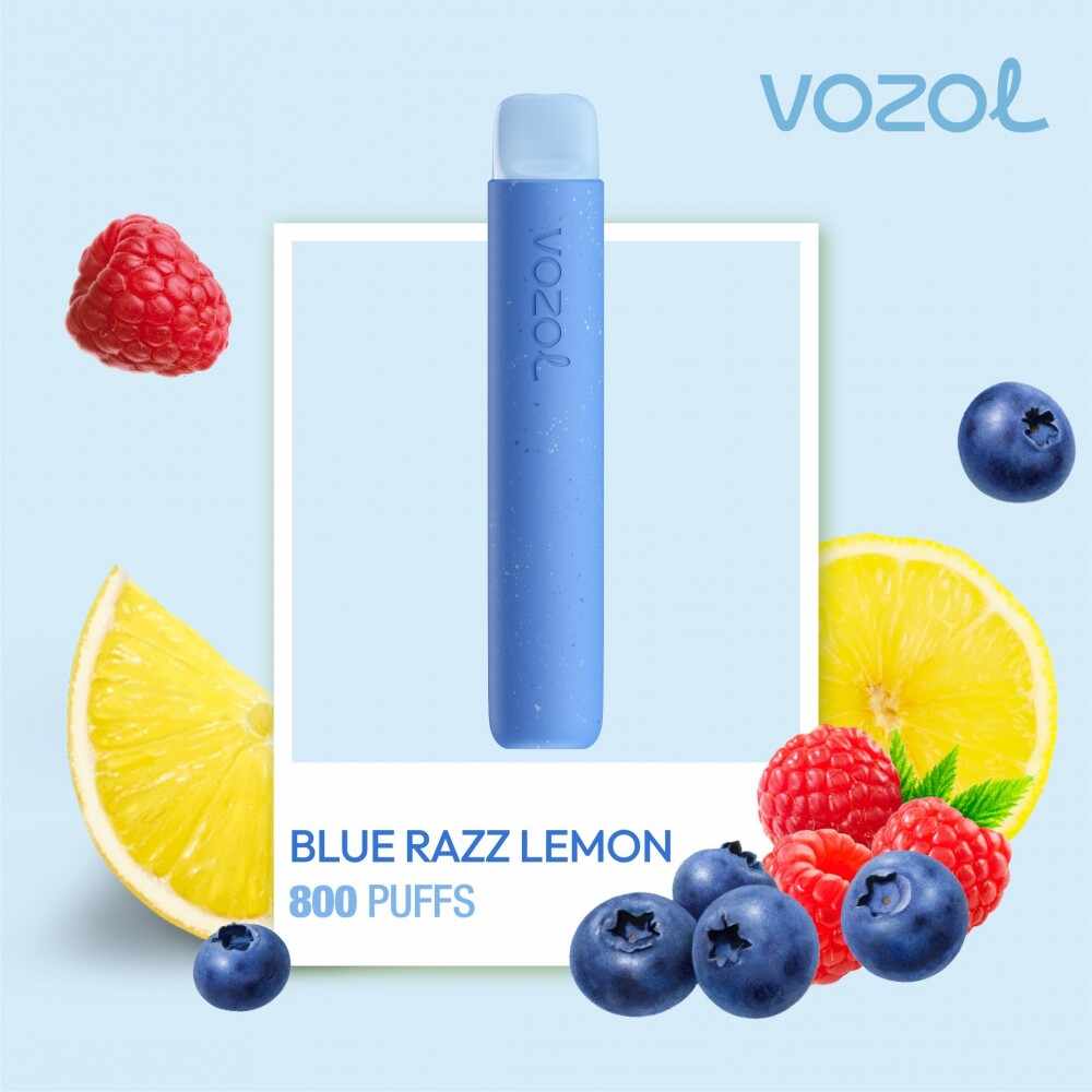Narghilea electronica de unica folosinta STAR800 Blue Razz Lemon Vozol