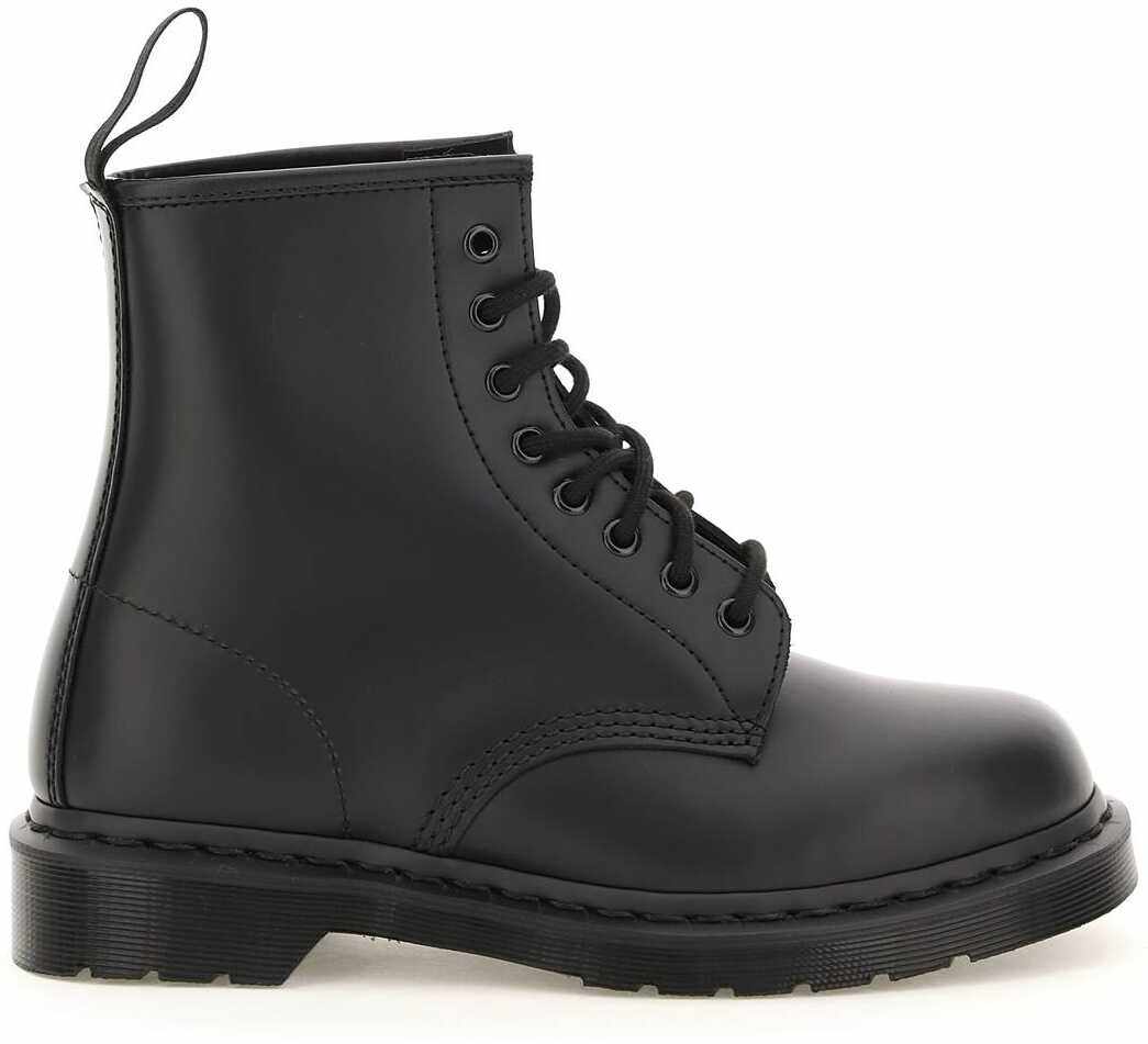Dr. Martens 1460 Mono Smooth Lace-Up Combat Boots BLACK