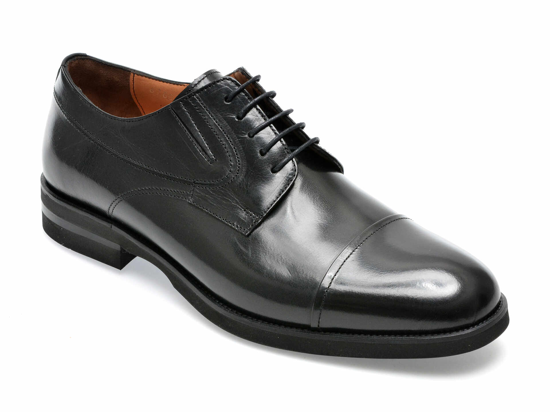 Pantofi EPICA negri, 67003, din piele naturala