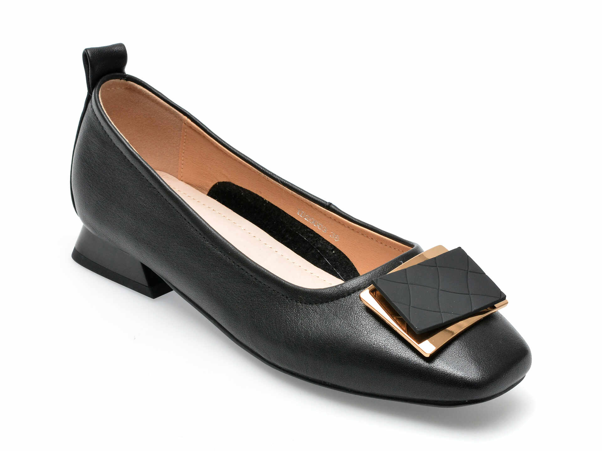 Pantofi FLAVIA PASSINI negri, TD20003, din piele naturala